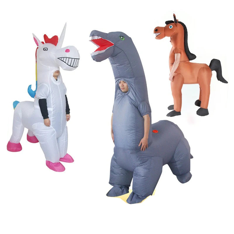 Aufblasbares Einhorn Kostüm – Dein