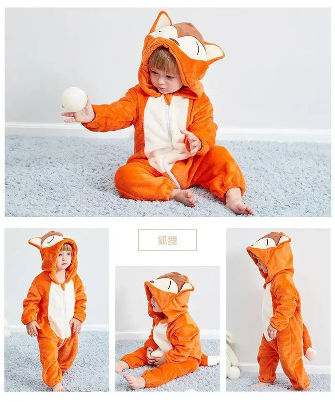 Kuscheliges Einhorn Kostuem für dein Baby!