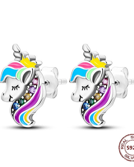 Funkelnde Einhorn Ohrringe zum Verlieben!