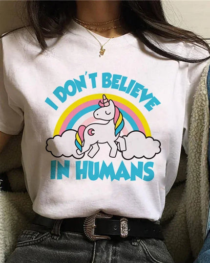 Dein verspieltes Kawaii Einhorn T-Shirt