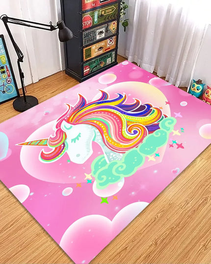 Dein süßer Einhorn Teppich in Pink!