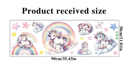 Dein zauberhaftes Einhorn Wandtattoo fürs