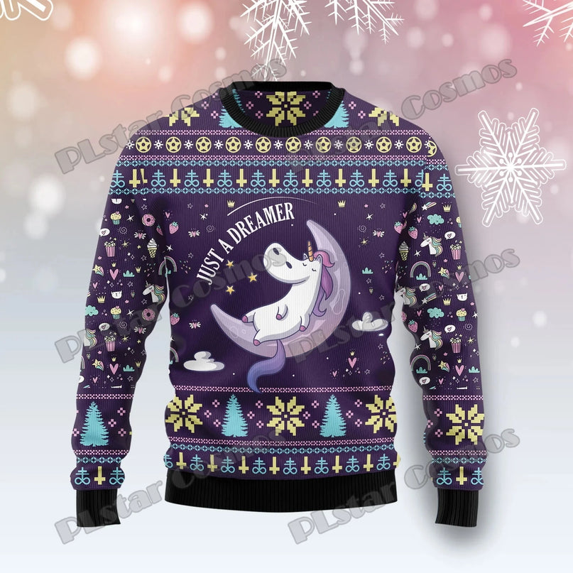 Dein magischer Weihnachts-Einhorn Pullover
