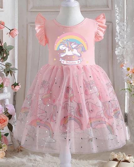 Dein leuchtendes Einhorn Kleid für kleine