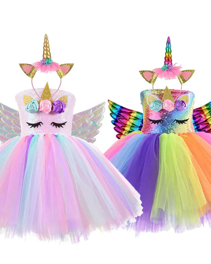 Dein Riesen Einhorn Tutu Kleid: