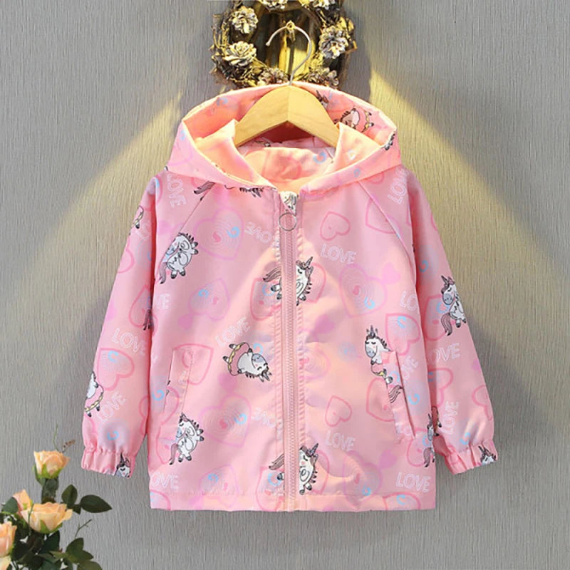 Deine coole Einhorn Jacke mit Kapuze!