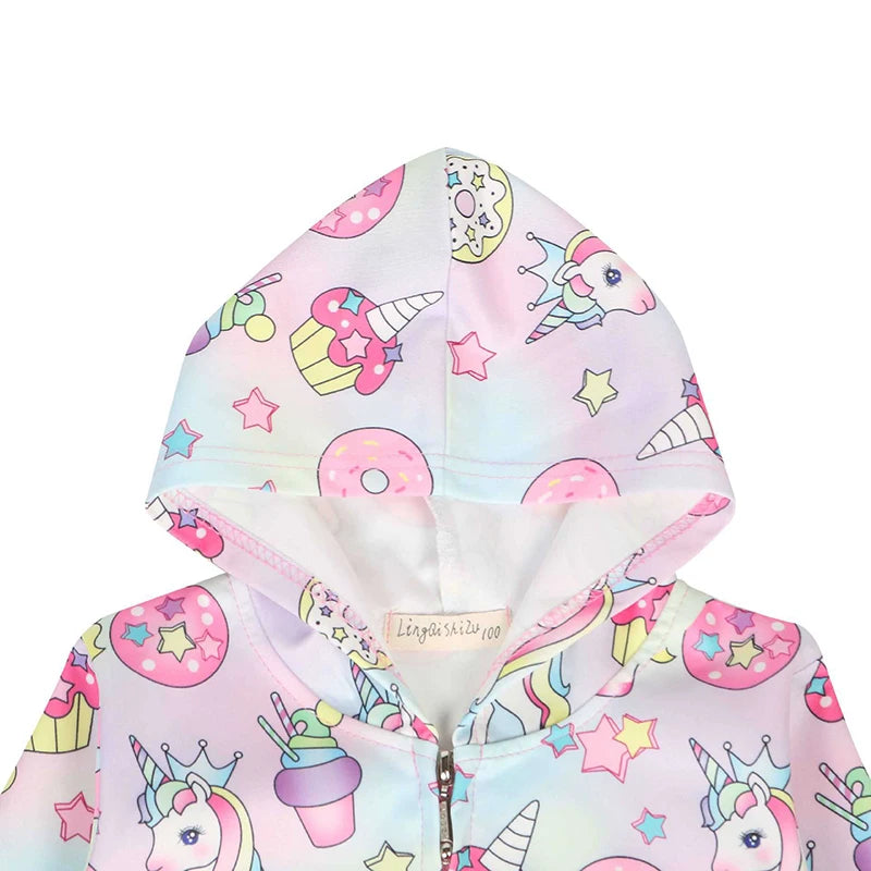 Deine zauberhafte Einhorn Jacke für kleine