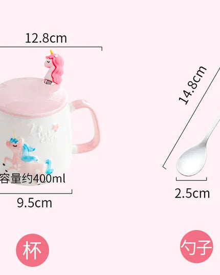 Deine clevere Einhorn Tasse mit Handyhalter!