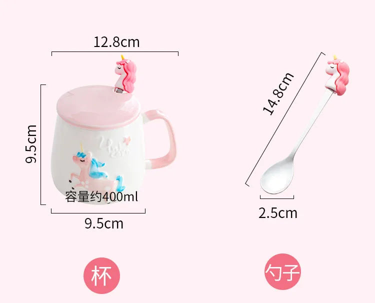 Deine clevere Einhorn Tasse mit Handyhalter!