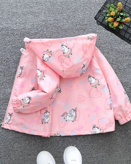 Deine coole Einhorn Jacke mit Kapuze!