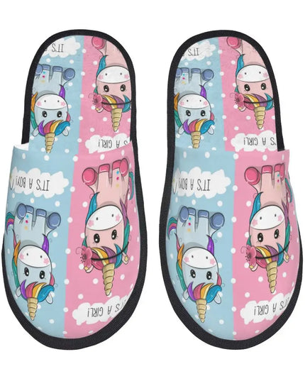 Fantasievolle Einhorn Hausschuhe für dich!