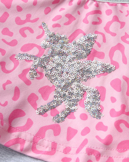 Deine Einhorn Leggings mit Glitzer-Rock