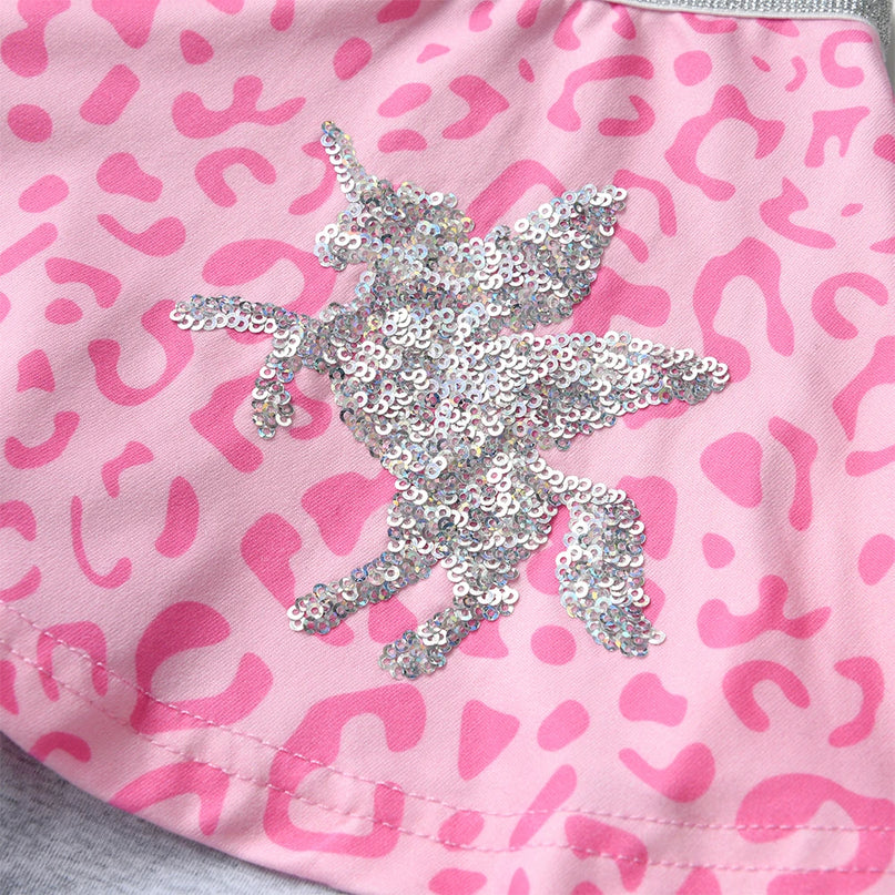Deine Einhorn Leggings mit Glitzer-Rock