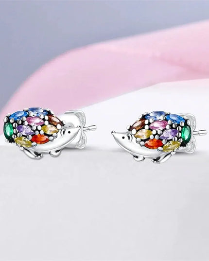 Süße Einhorn Ohrstecker aus 925 Silber