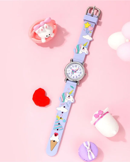 Süße Einhorn Uhr für kleine Träumer