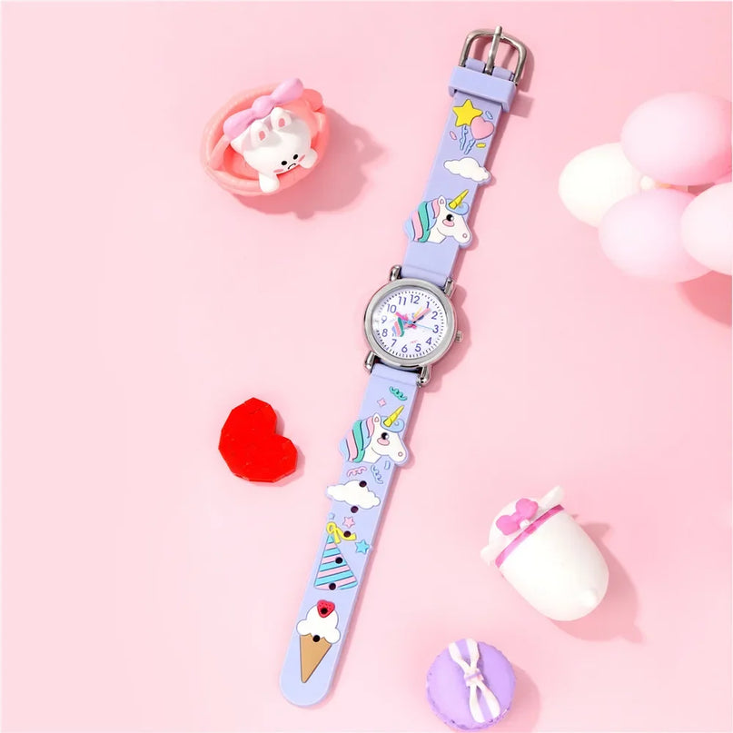 Süße Einhorn Uhr für kleine Träumer