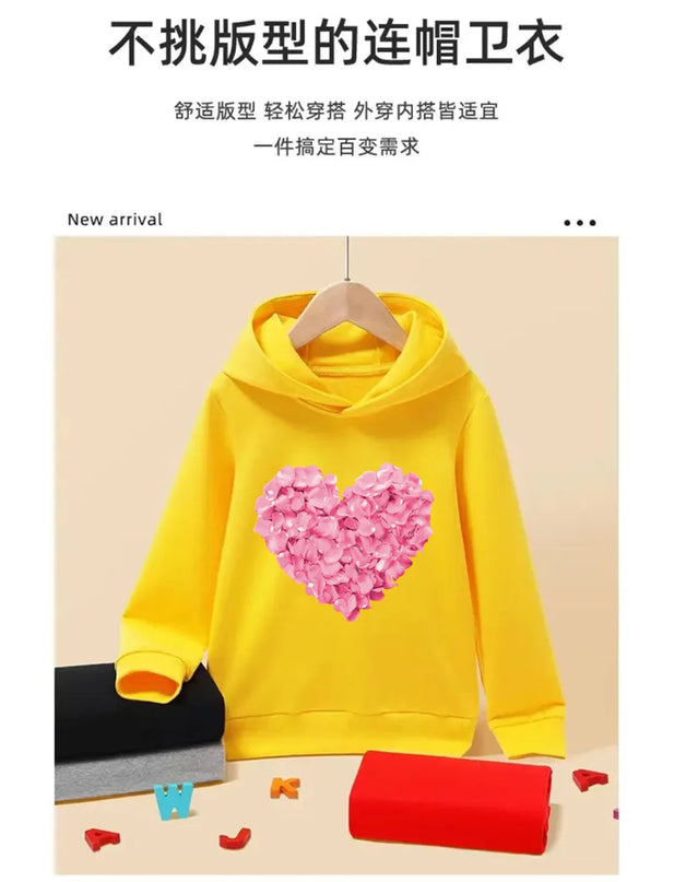 Dein roter Einhorn Hoodie für kleine