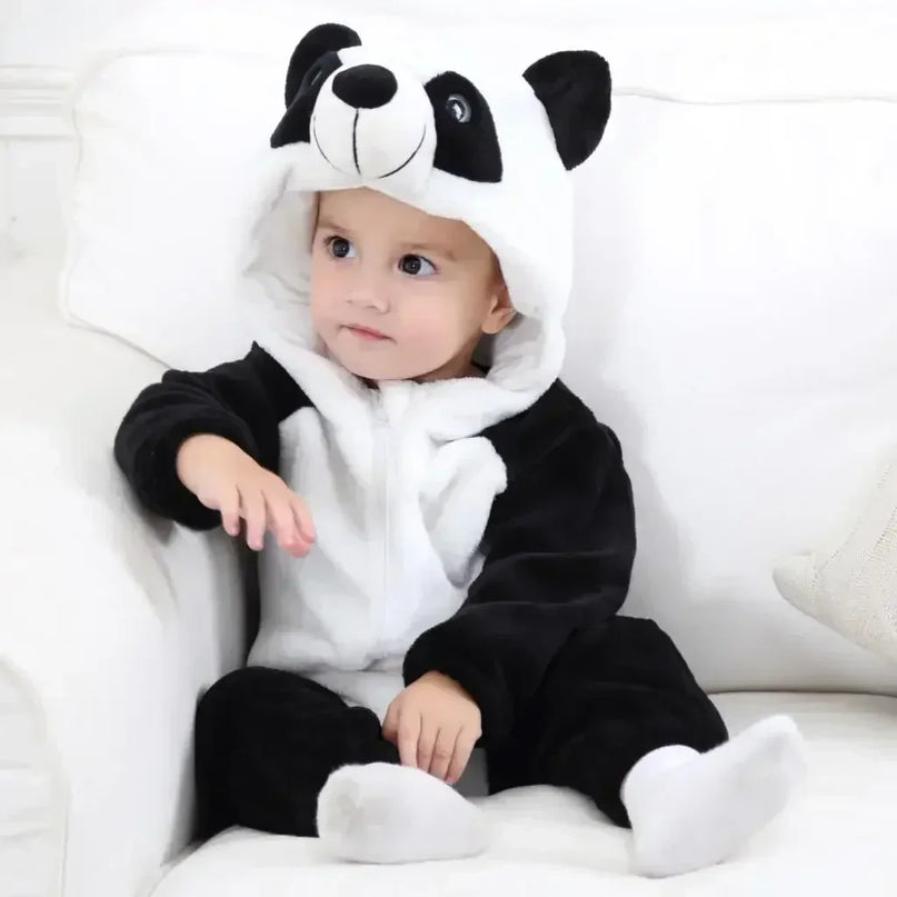 Kuscheliges Einhorn Kostuem für dein Baby!