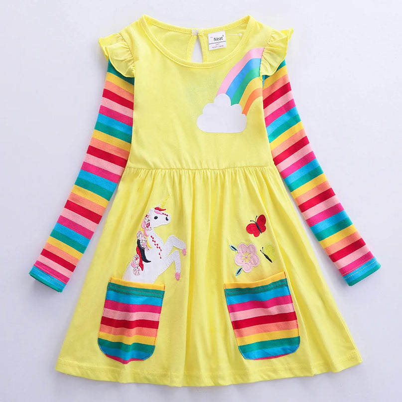 Dein kuscheliges Einhorn Kleid für den