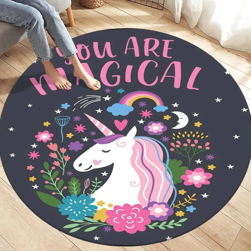 Dein glitzernder Einhorn Teppich für Träumer!