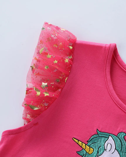 Dein zauberhaftes Einhorn Kleid Fuchsia!