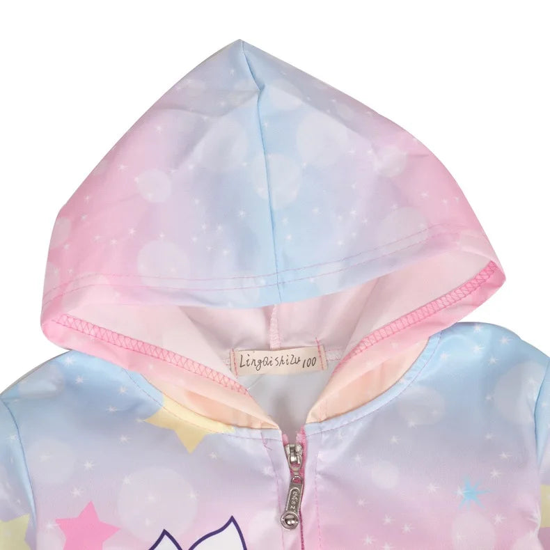 Deine kuschelige Einhorn Jacke in Pink!
