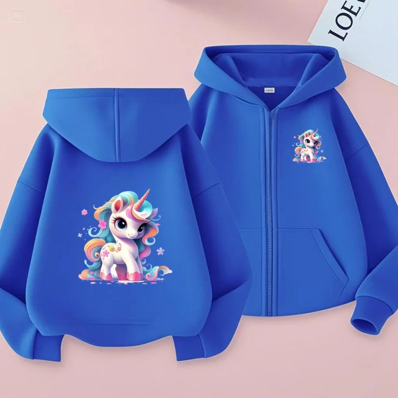 Deine zauberhafte rosa Einhorn Jacke!