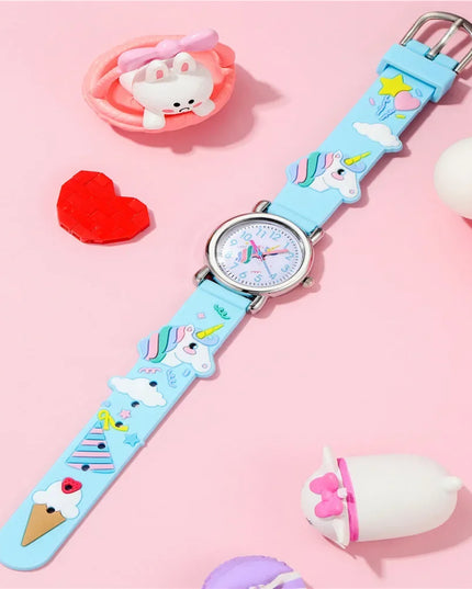 Süße Einhorn Uhr für kleine Träumer