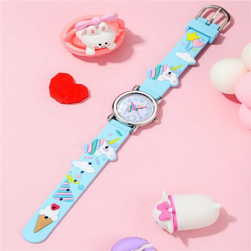 Süße Einhorn Uhr für kleine Träumer
