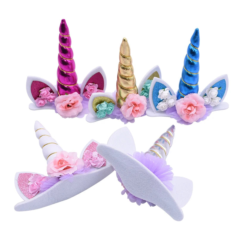 Glamouröser Einhorn Backform Topper