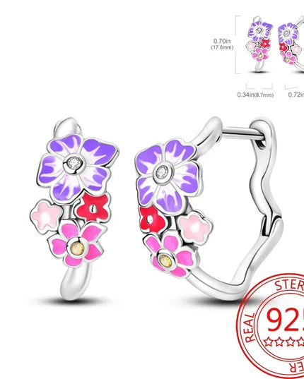 Romantische Einhorn Ohrringe in Rosa!