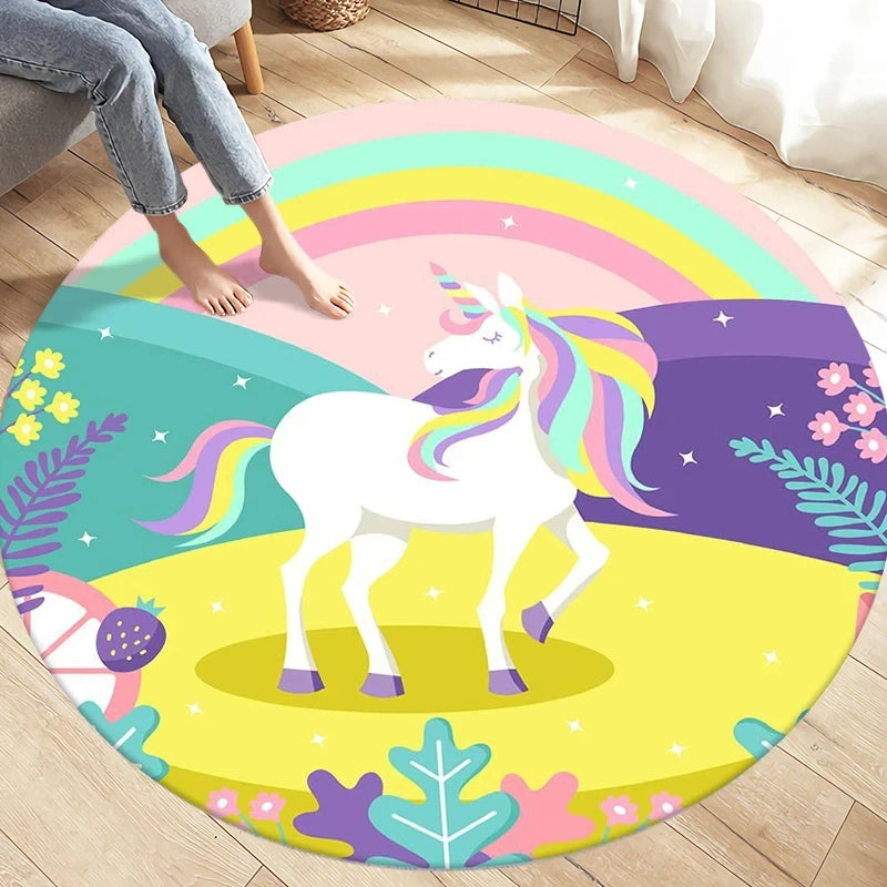 Glitzernder Einhorn Teppich für dein Zuhause!