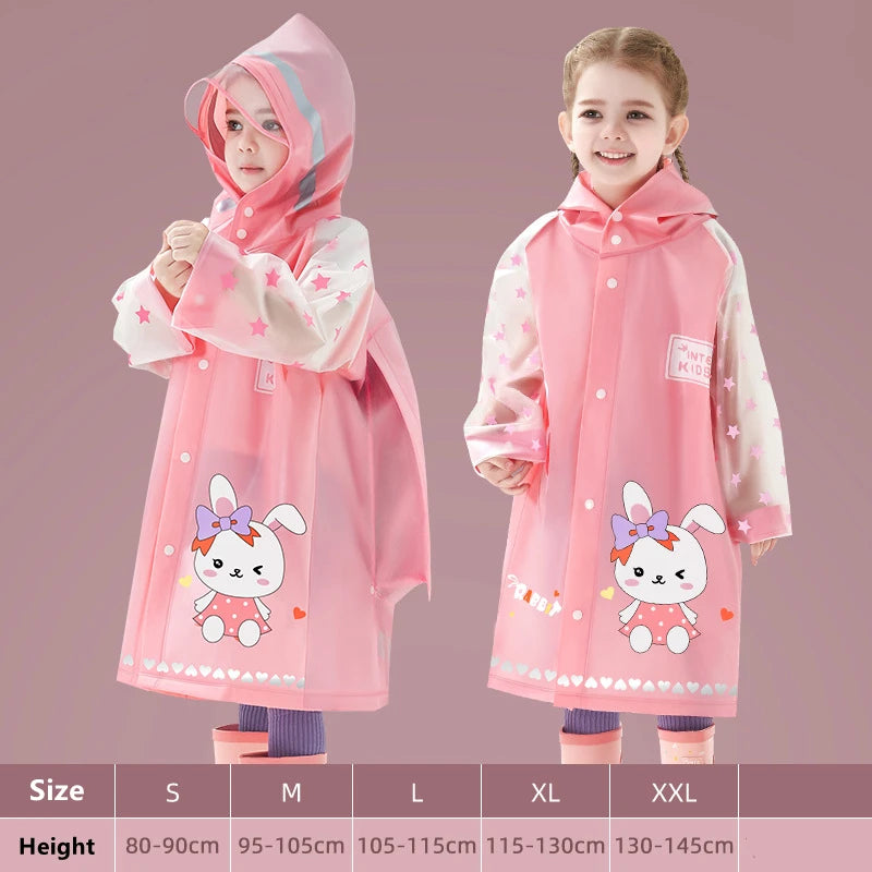 Dein Einhorn Regenponcho mit Rucksack-Platz!