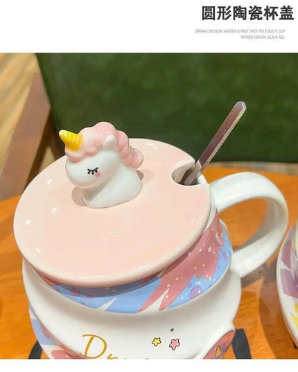 Deine süße Einhorn Tasse mit Löffel!