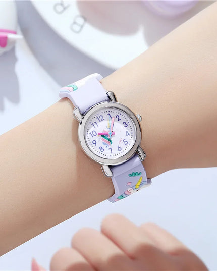 Süße Einhorn Uhr für kleine Träumer