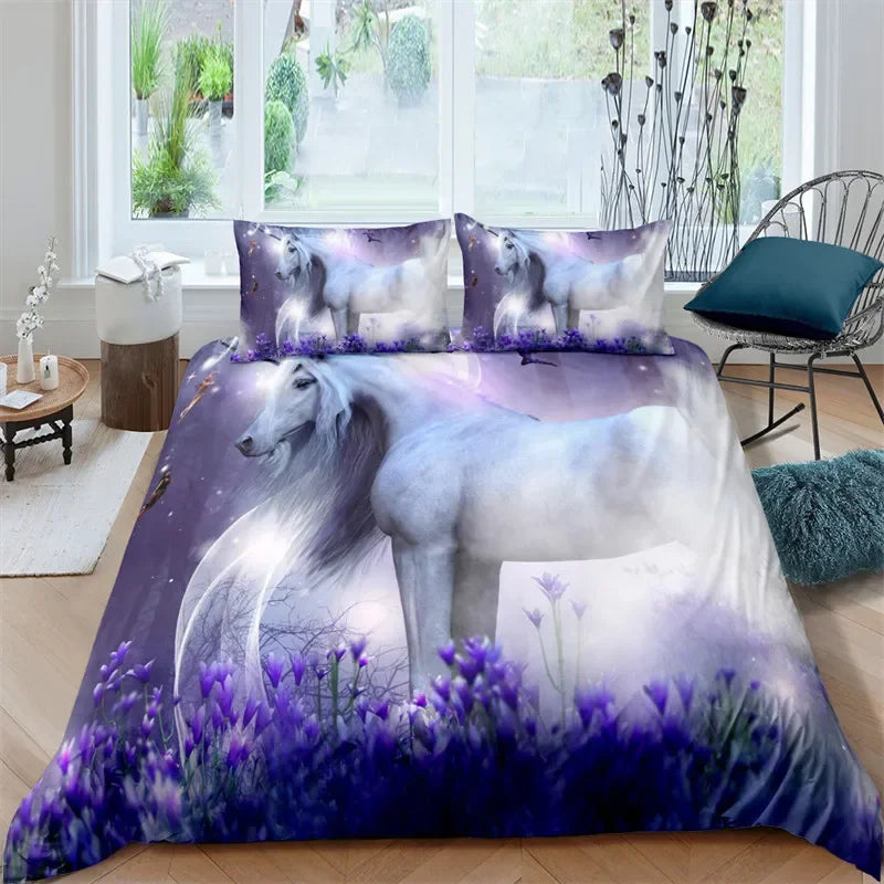 Flieg mit dieser Einhorn Bettwäsche in deine