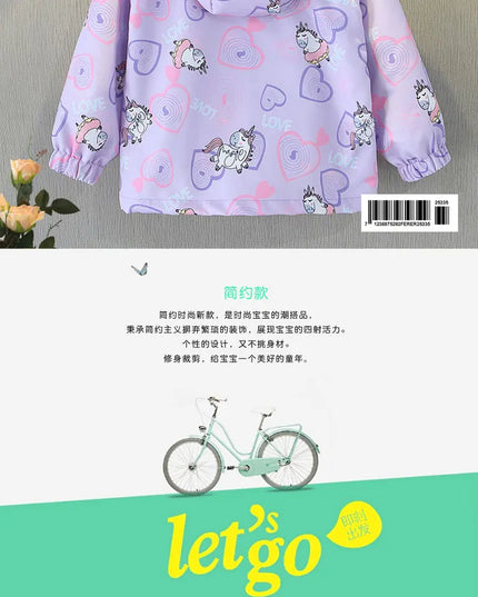 Deine coole Einhorn Jacke mit Kapuze!