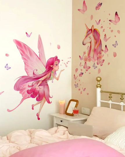 Dein magisches Einhorn Wandtattoo Elf