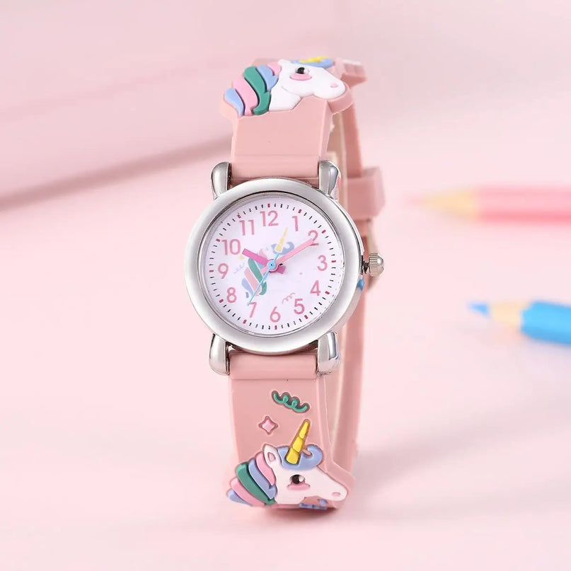Deine zauberhafte Einhorn Uhr mit Cartoon