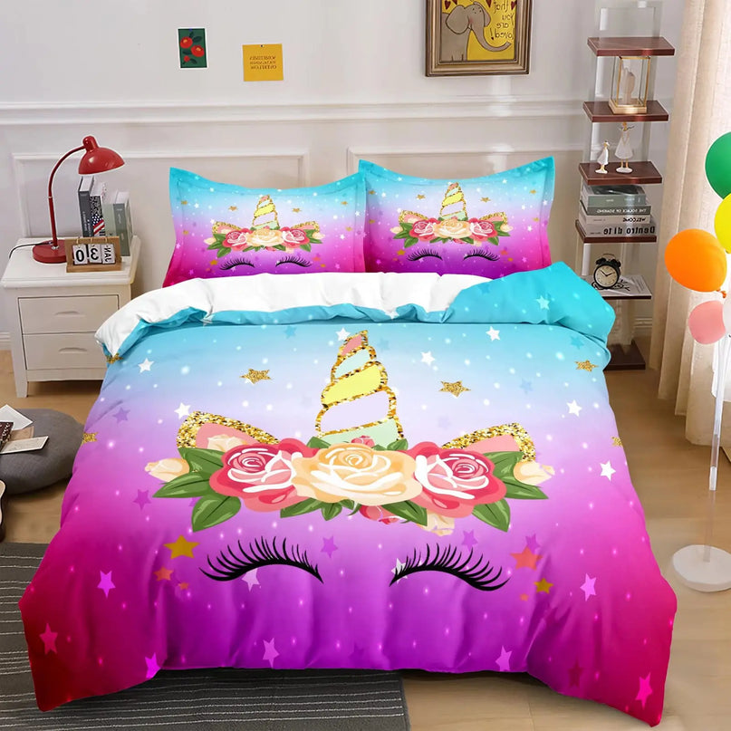 Dein leuchtendes Einhorn Bettwäsche-Set!