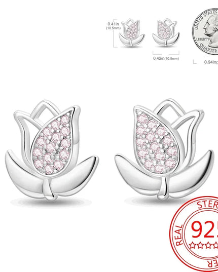 Romantische Einhorn Ohrringe in Rosa!