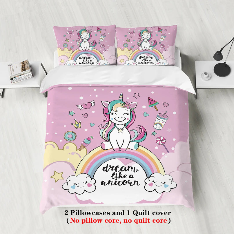 Deine Einhorn Bettwäsche mit