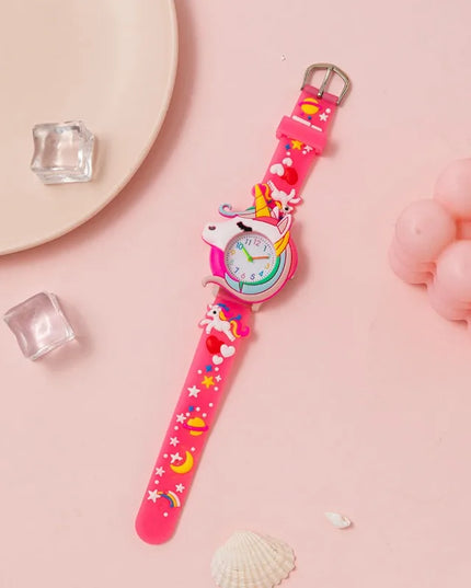 Deine 3D Einhorn Uhr für coole Kids