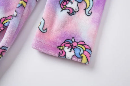 Kuscheliger Einhorn Bademantel für Kids