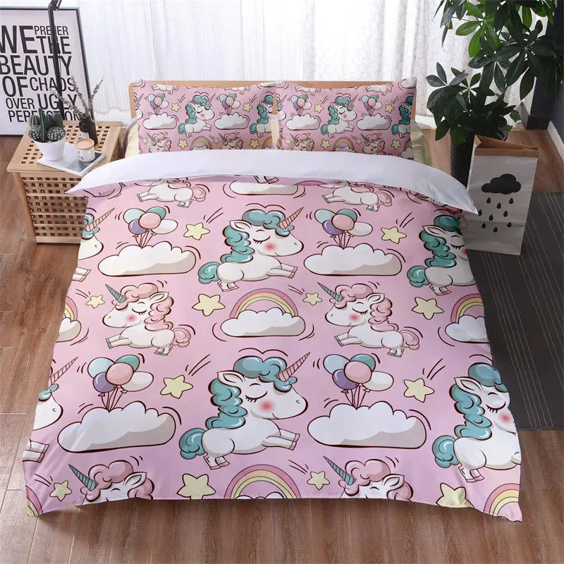 Dein leuchtendes Einhorn Bettwäsche-Set!