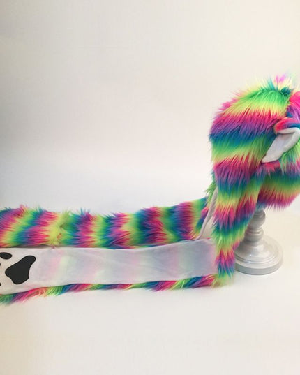 Deine kuschelige Einhorn-Mütze mit Pfoten!