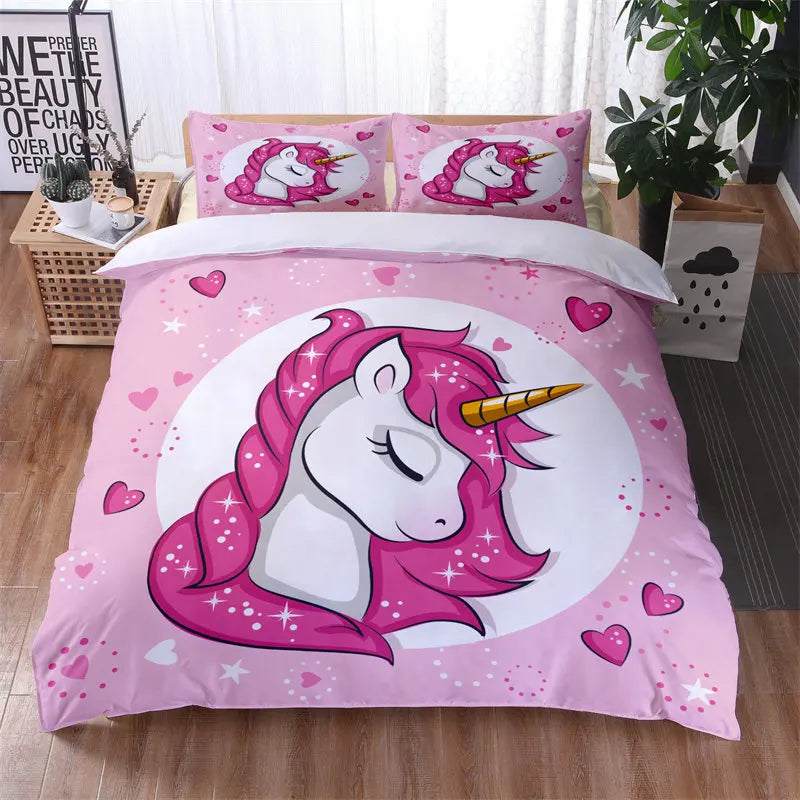 Dein leuchtendes Einhorn Bettwäsche-Set!