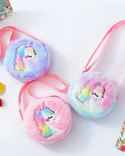 Deine magische Einhorn Umhängetasche in Lila