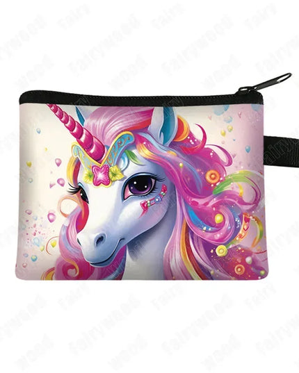 Deine farbenfrohe Einhorn Geldbörse
