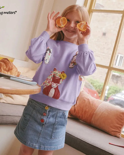 Dein Einhorn Pullover mit süßer Stickerei!